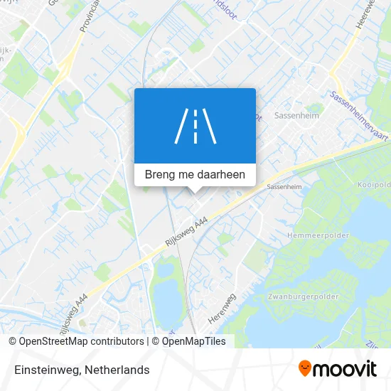 Einsteinweg kaart