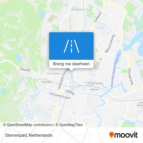 Sterrenpad kaart