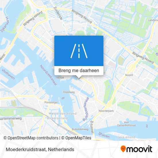 Moederkruidstraat kaart