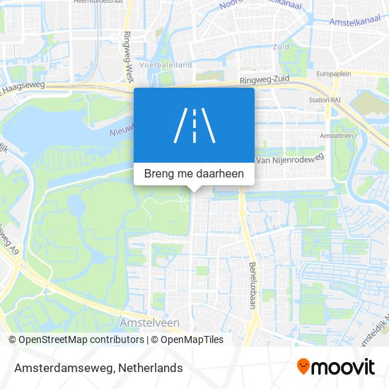 Amsterdamseweg kaart