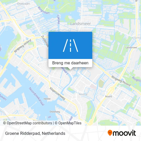 Groene Ridderpad kaart