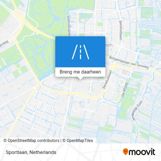Sportlaan kaart