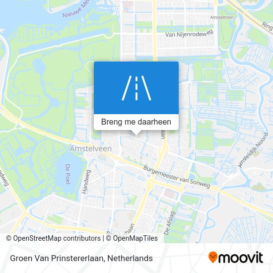 Groen Van Prinstererlaan kaart
