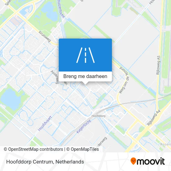 Hoofddorp Centrum kaart