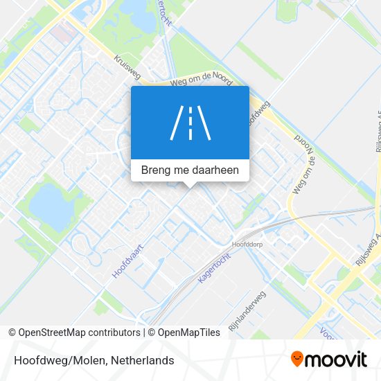 Hoofdweg/Molen kaart