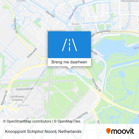 Knooppunt Schiphol Noord kaart