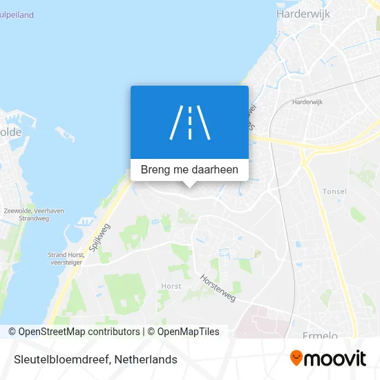 Sleutelbloemdreef kaart
