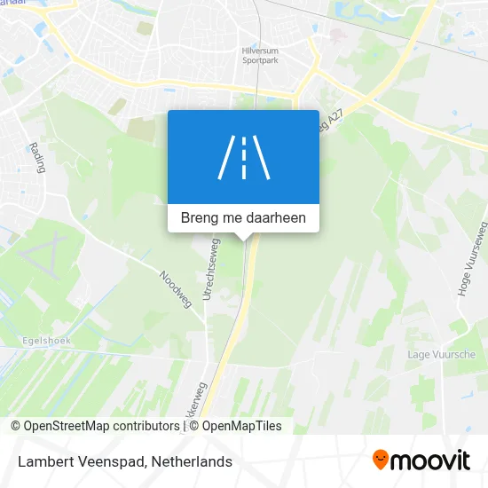 Lambert Veenspad kaart