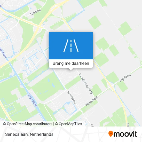 Senecalaan kaart