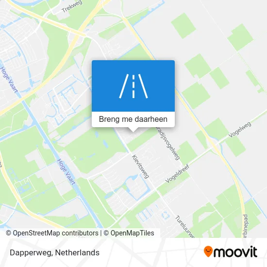 Dapperweg kaart
