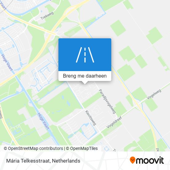 Mária Telkesstraat kaart