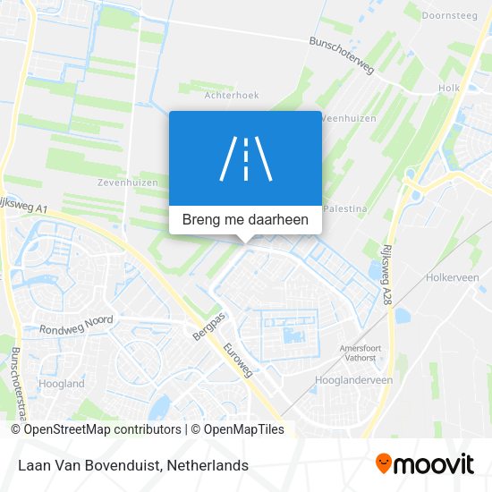 Laan Van Bovenduist kaart