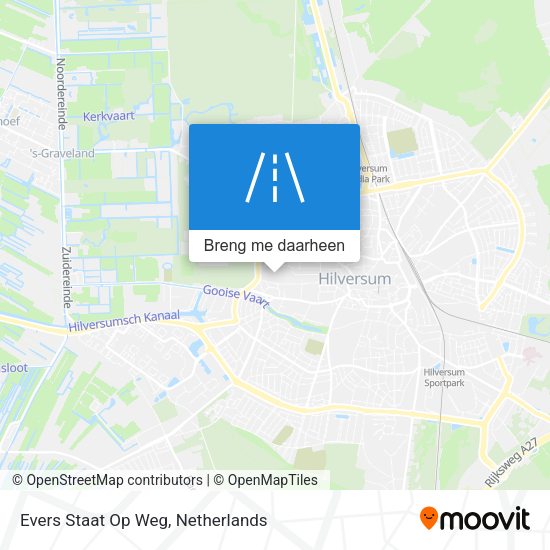 Evers Staat Op Weg kaart