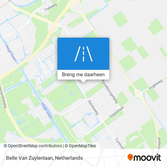 Belle Van Zuylenlaan kaart