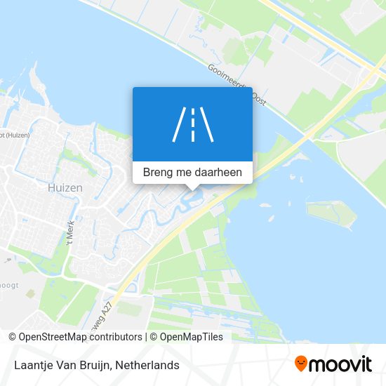 Laantje Van Bruijn kaart