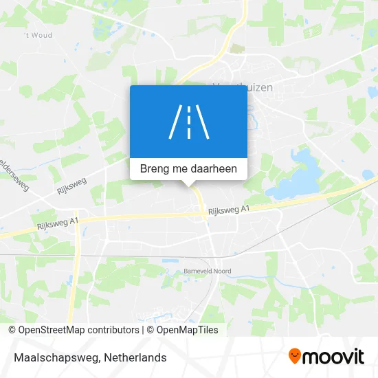Maalschapsweg kaart