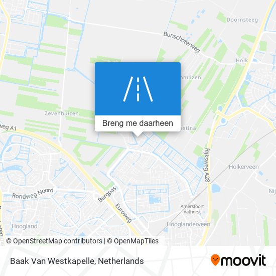 Baak Van Westkapelle kaart