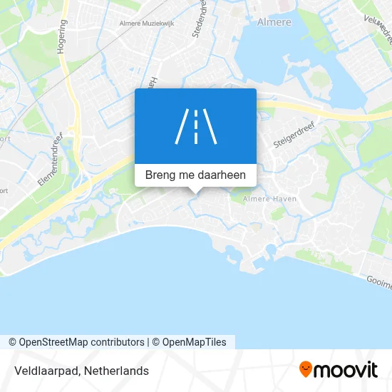 Veldlaarpad kaart