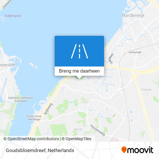 Goudsbloemdreef kaart