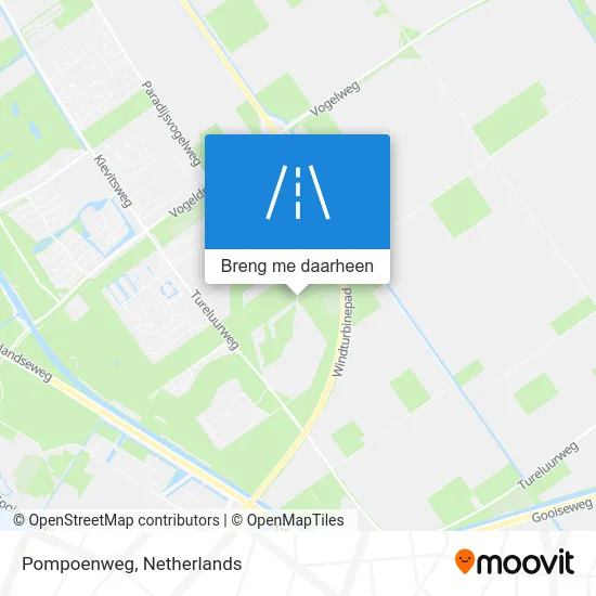 Pompoenweg kaart