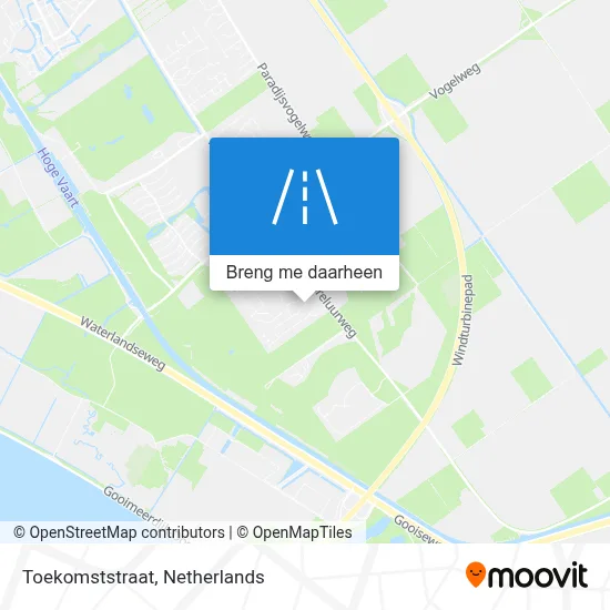 Toekomststraat kaart