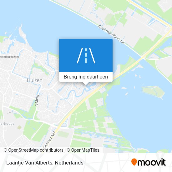 Laantje Van Alberts kaart