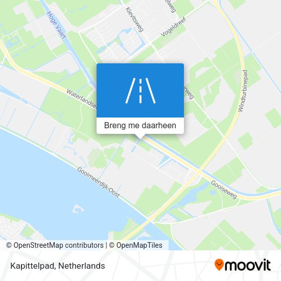 Kapittelpad kaart