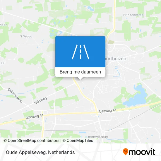 Oude Appelseweg kaart