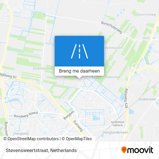 Stevensweertstraat kaart