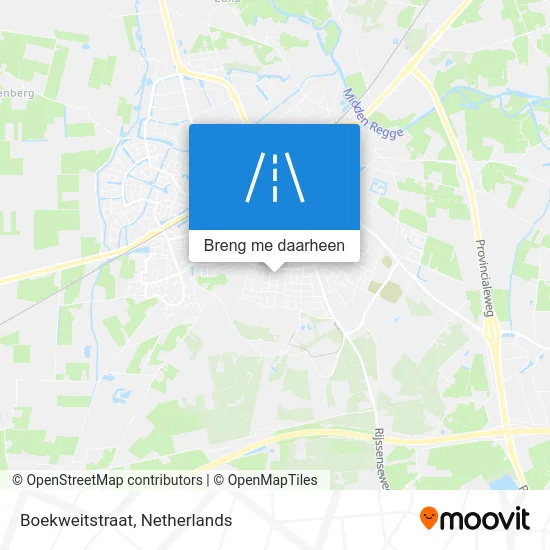 Boekweitstraat kaart