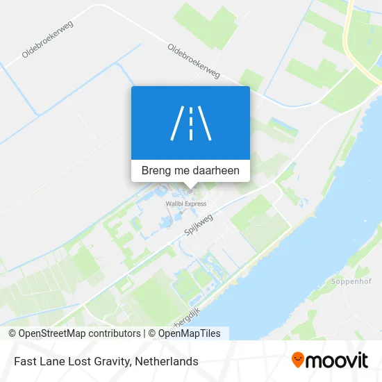 Fast Lane Lost Gravity kaart