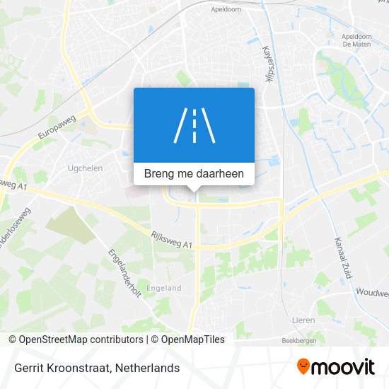 Gerrit Kroonstraat kaart