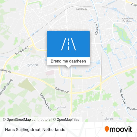 Hans Suijlingstraat kaart
