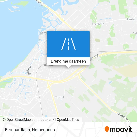 Bernhardlaan kaart