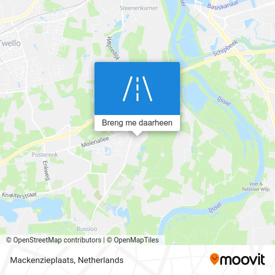 Mackenzieplaats kaart