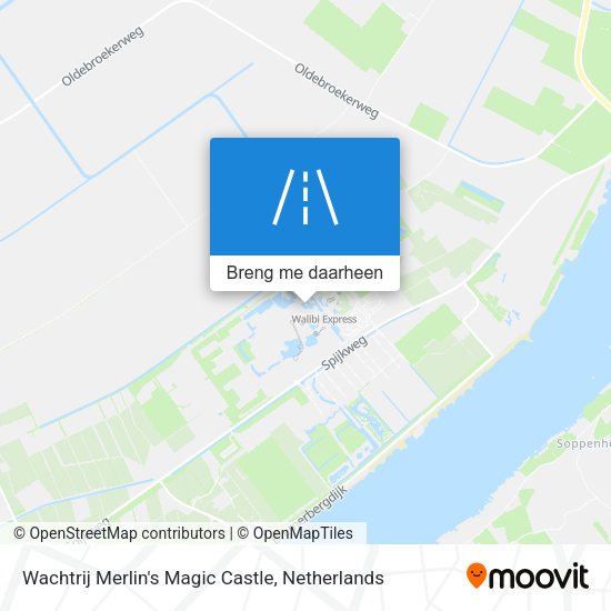 Wachtrij Merlin's Magic Castle kaart