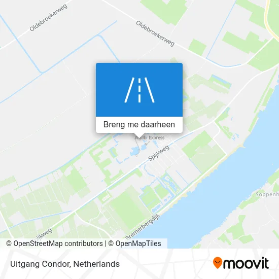 Uitgang Condor kaart