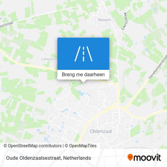Oude Oldenzaalsestraat kaart