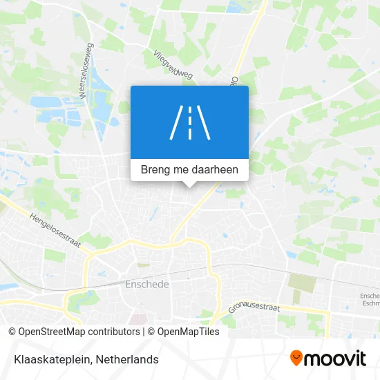 Klaaskateplein kaart