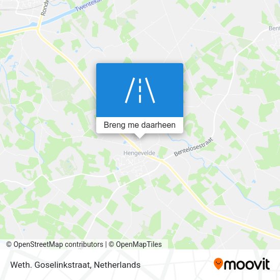 Weth. Goselinkstraat kaart