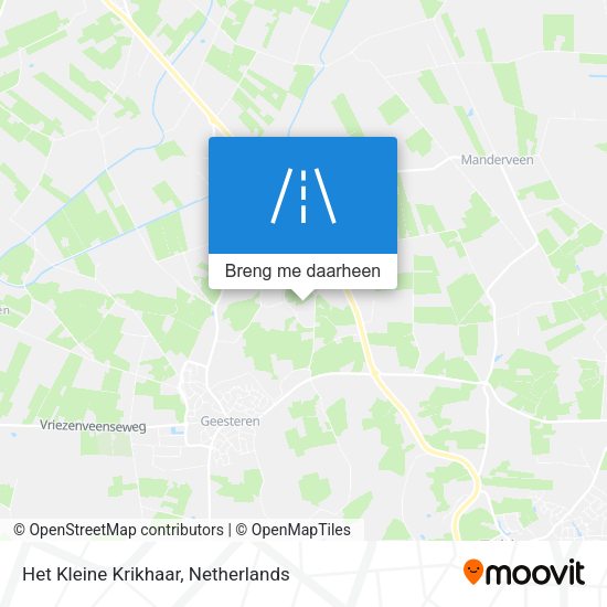 Het Kleine Krikhaar kaart