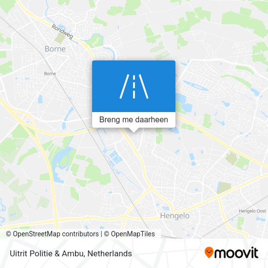 Uitrit Politie & Ambu kaart