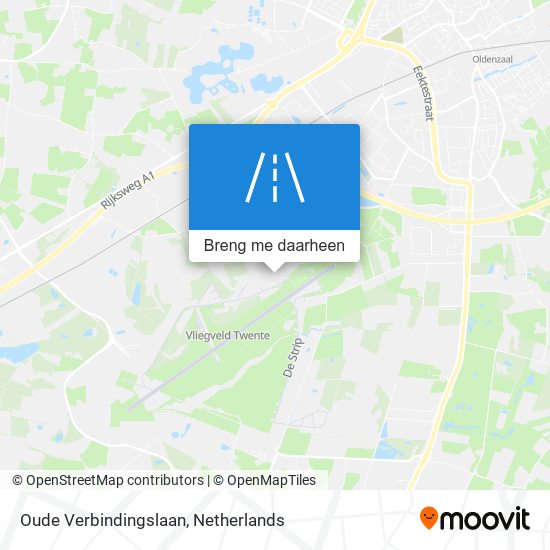 Oude Verbindingslaan kaart