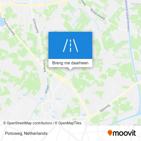 Potsweg kaart