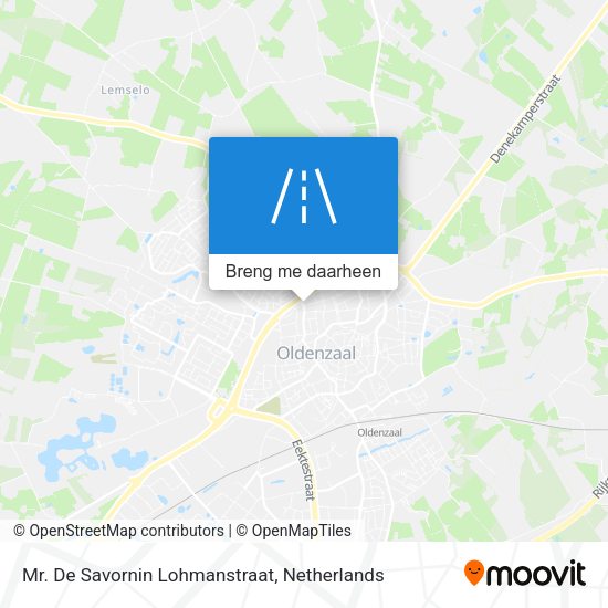 Mr. De Savornin Lohmanstraat kaart