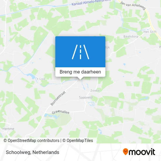 Schoolweg kaart