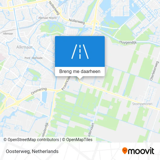 Oosterweg kaart