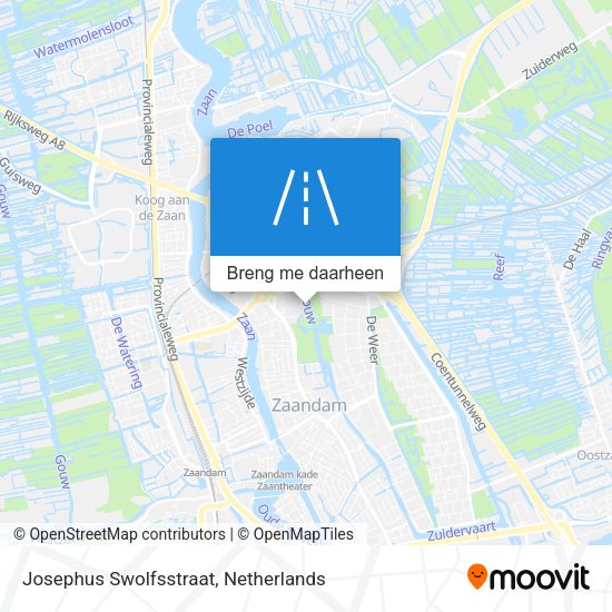 Josephus Swolfsstraat kaart