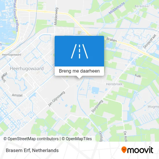Brasem Erf kaart