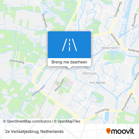 2e Verlaatjesbrug kaart